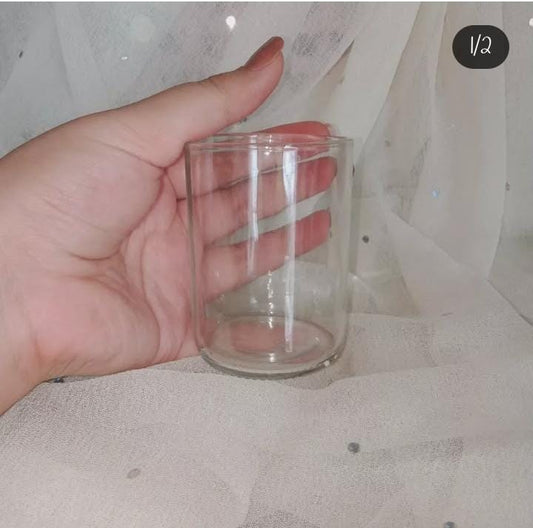 Little Empty candle glasses